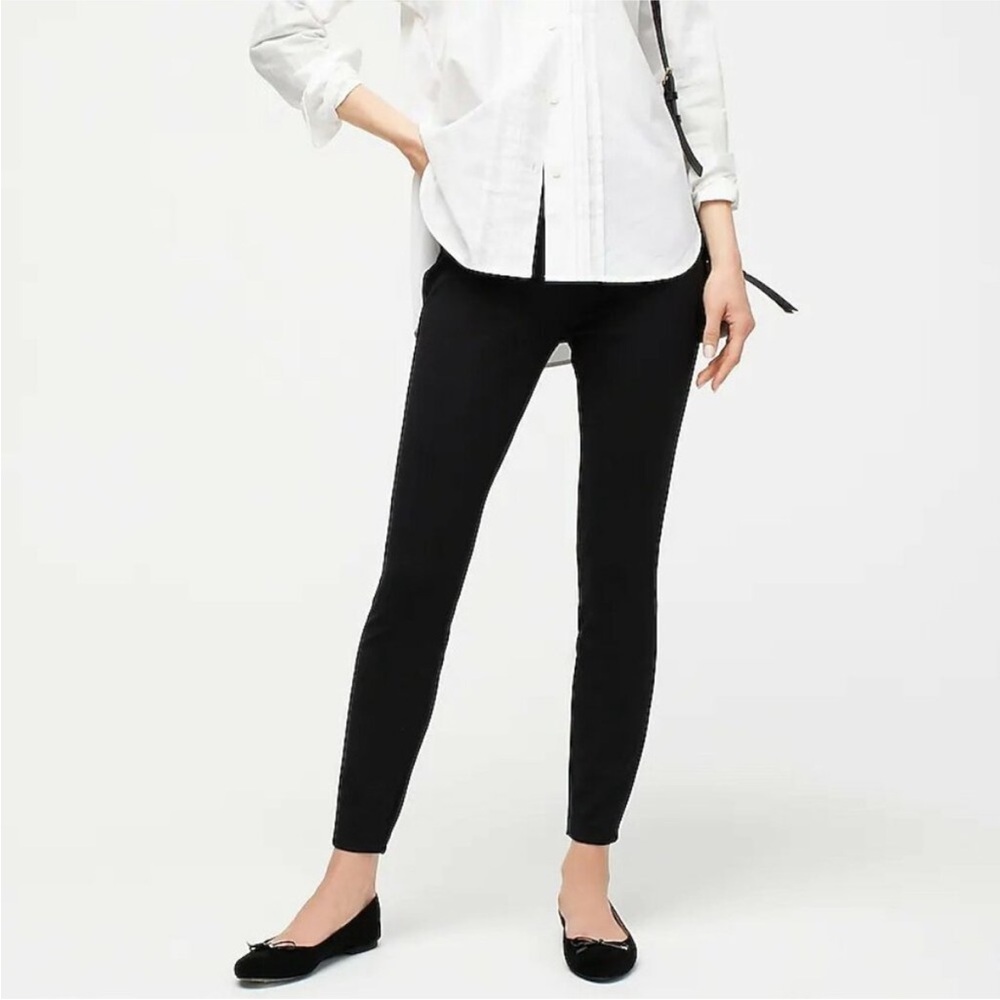 JCREW ANY DAY Pants in Eco Ponte in Black